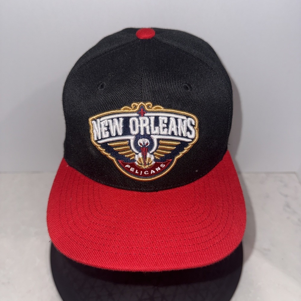 New Orleans Pelicans Hat Cap Snap Back One Size NBA Basketball Mitchell & Ness